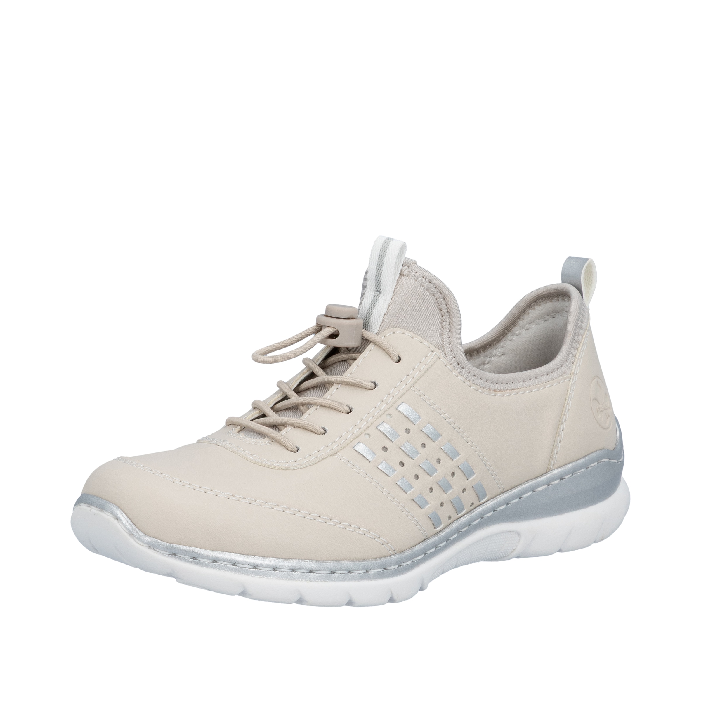 Chaussure basse Rieker en beige : devant