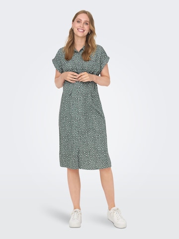 Only Maternity Shirt Dress in Green