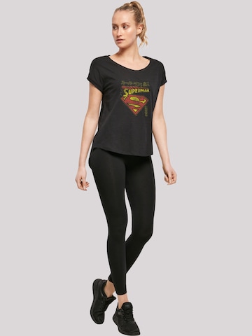 F4NT4STIC Shirt 'DC Comics Superman Shield' in Black