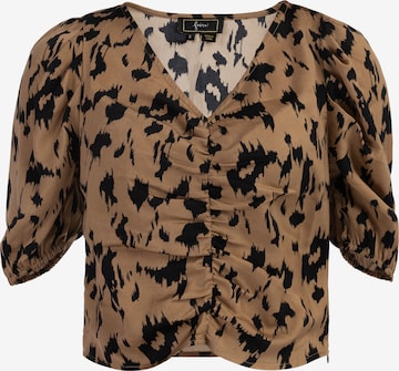 faina - Blusa en beige: frente