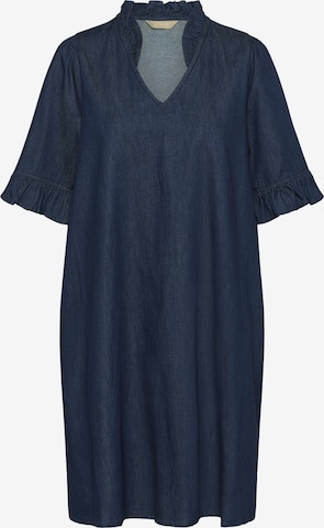 CULTURE Kjole 'CUlava' i blå: forside
