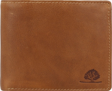 GREENBURRY Wallet 'Tornado' in Brown: front