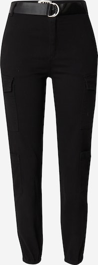 Tally Weijl Pantalon cargo en noir, Vue avec produit