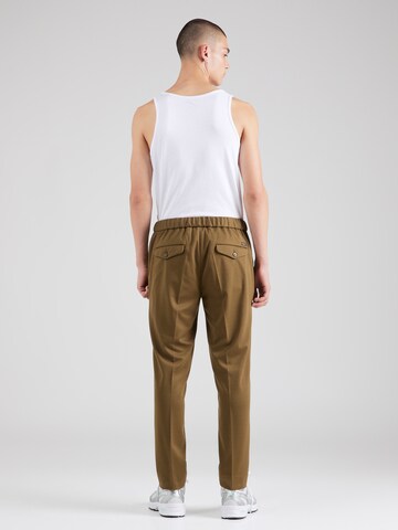 SCOTCH & SODA Tapered Pleated Pants 'Finch' in Green