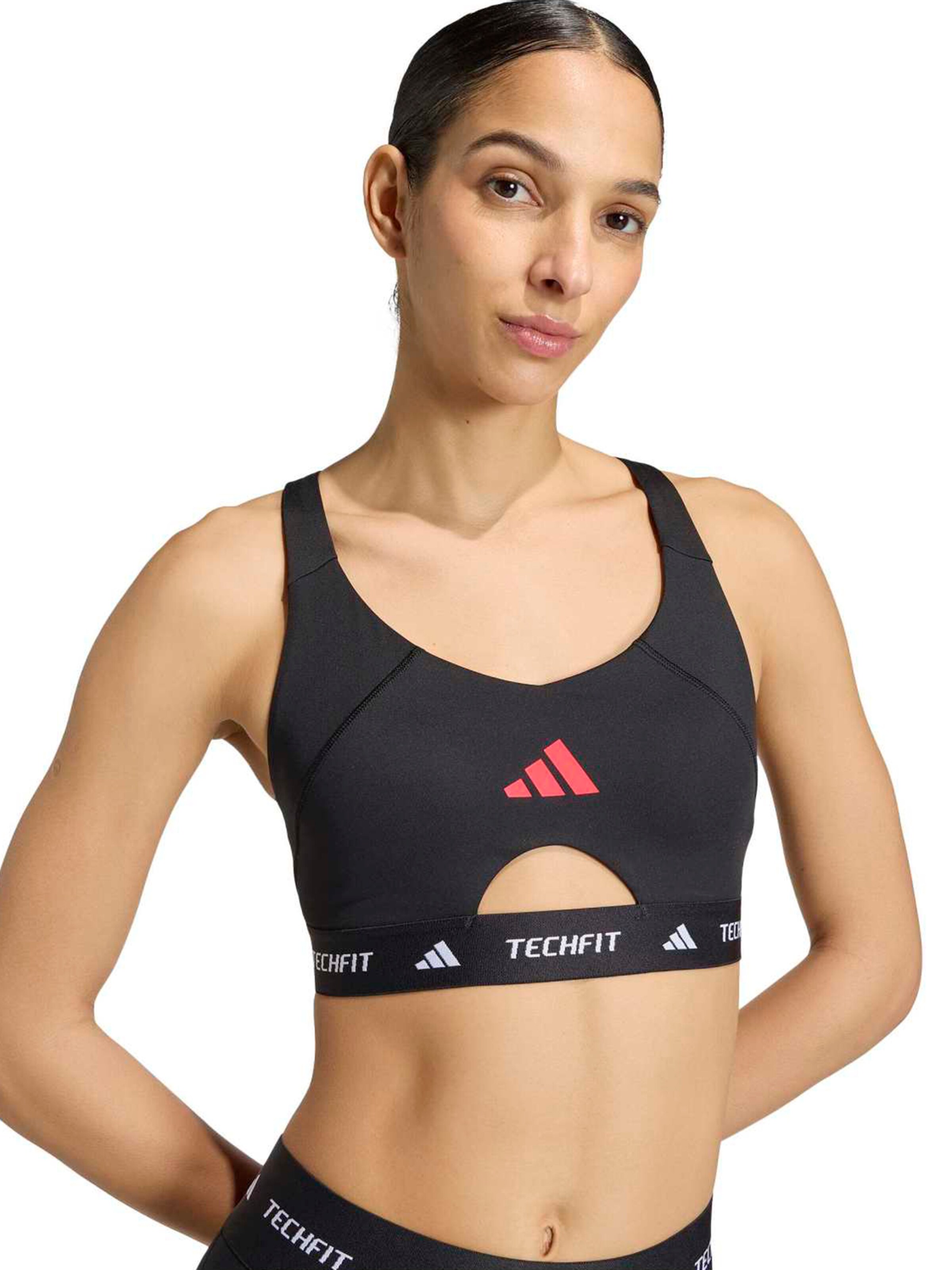 ADIDAS PERFORMANCE Bustier Sport-BH in Schwarz