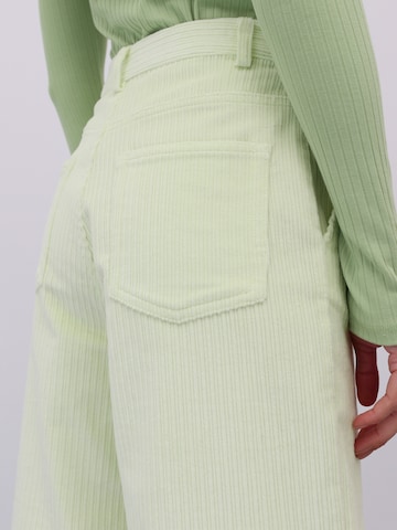 Wide leg Pantaloni 'Jenny' di EDITED in verde