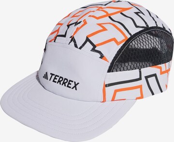 ADIDAS TERREX Athletic Cap in White: front