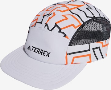 ADIDAS TERREX Athletic Cap in White: front