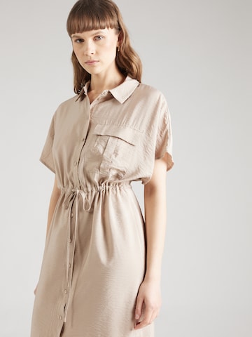 VERO MODA Kleid 'IRIS' in Beige