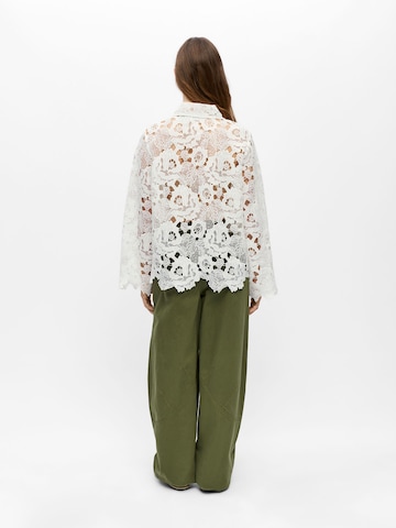 Camicia da donna 'OBJElera' di OBJECT in bianco