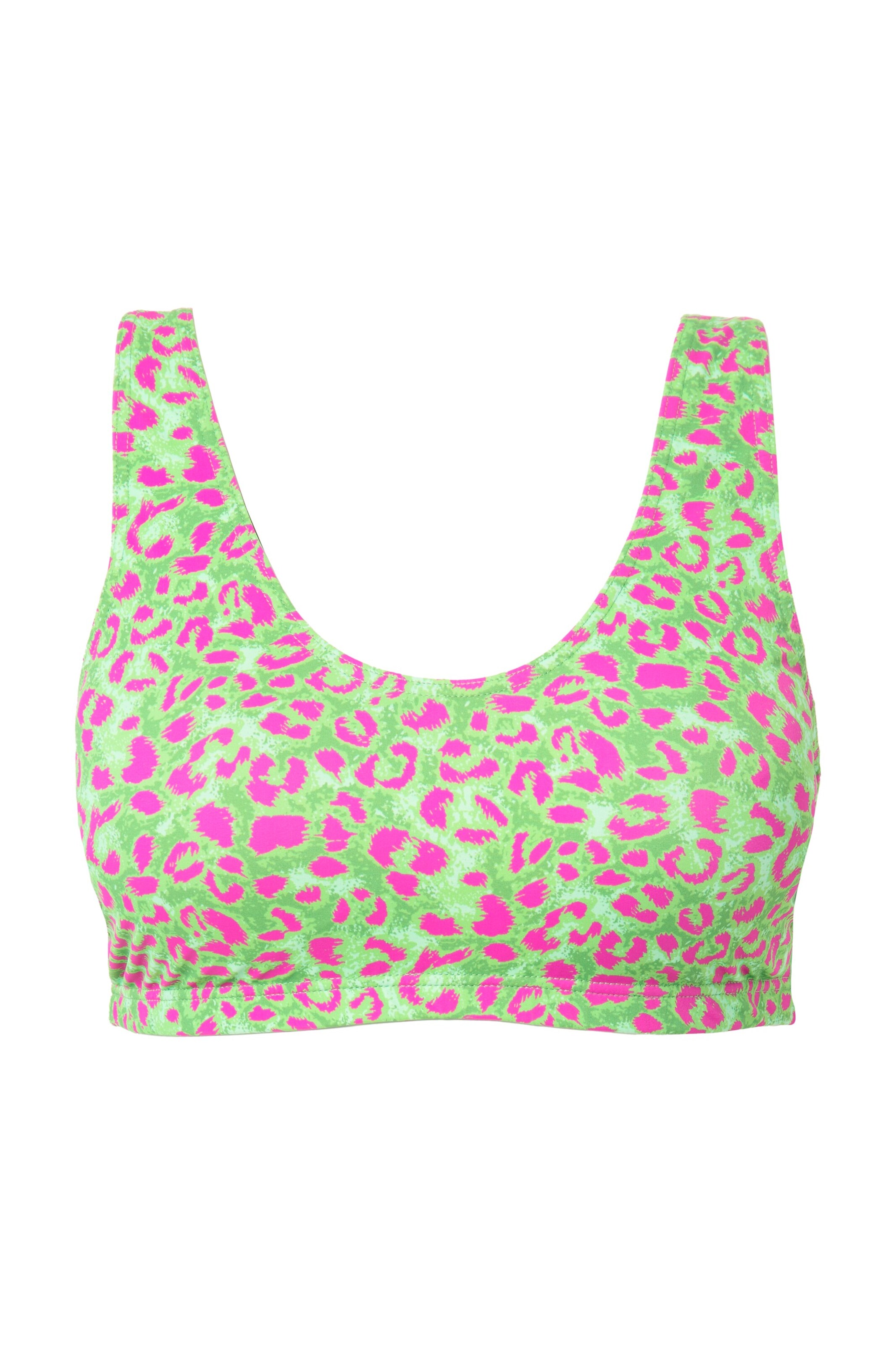 Studio Untold Bikini top in Grass green / Fuchsia, Item view