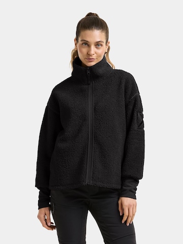Didriksons Fleecejacke 'Melissa' in Schwarz: Vorderseite