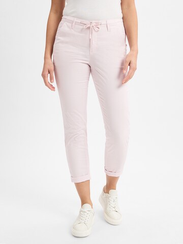 COMMA Slimfit Chino in Pink: Vorderseite