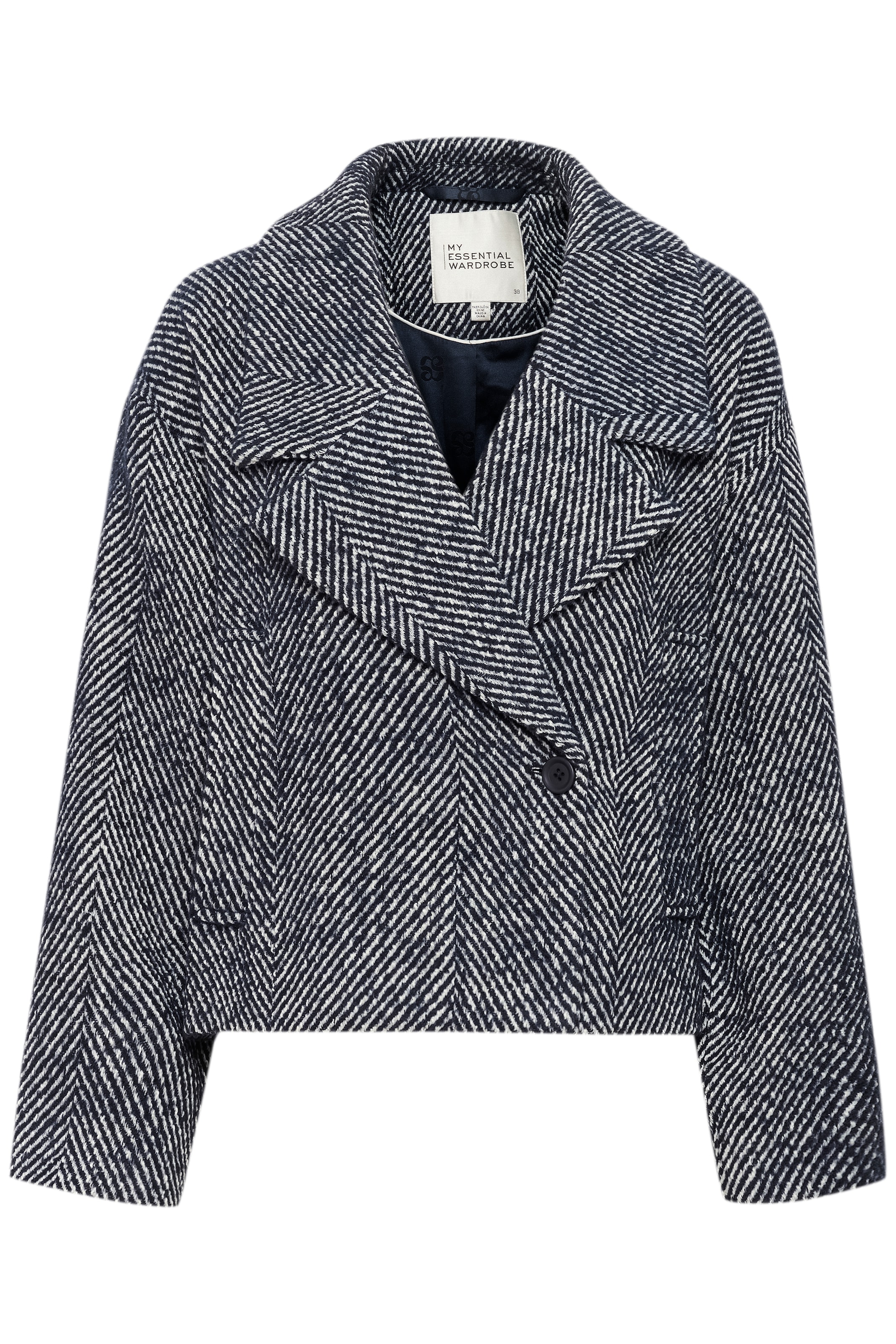 My Essential Wardrobe Prehodna jakna 'MaggieMW' | modra barva: sprednja stran