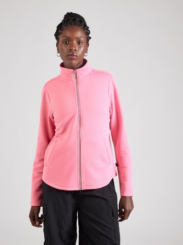 Veste de survêtement 'GOWALK SHINE' SKECHERS en rose : devant