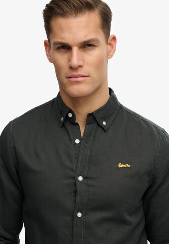 Coupe regular Chemise Superdry & Co en bleu