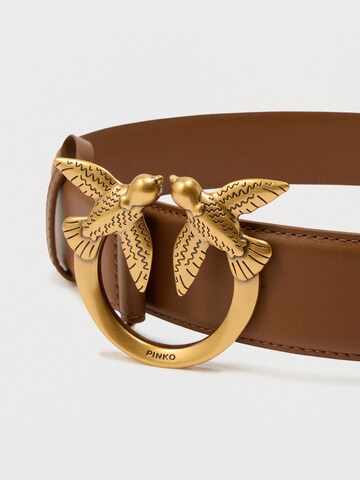 PINKO Belt 'LOVE BERRY' in Brown