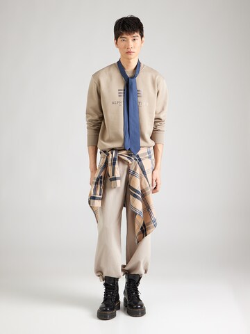 ALPHA INDUSTRIES Mikina 'Carbon' - Béžová