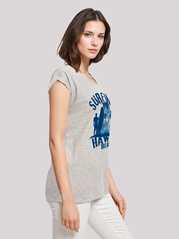 T-shirt 'Hawaii Surf Beach Summer' F4NT4STIC en gris
