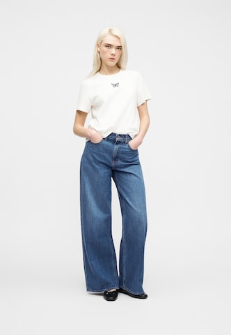 Abercrombie & Fitch Wide leg Τζιν σε μπλε