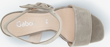 GABOR Strap Sandals in Beige