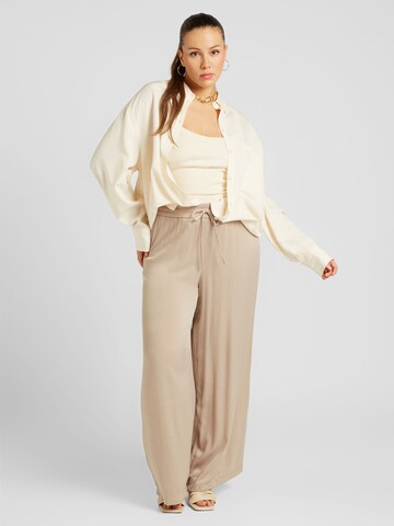 Wide Leg Pantalon 'SELMA ALIA' EVOKED en beige