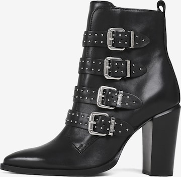 Bottines 'New-Americana' BRONX en noir : devant