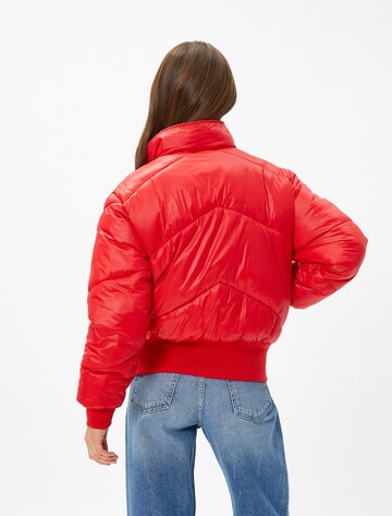 Koton Between-Season Jacket in Red