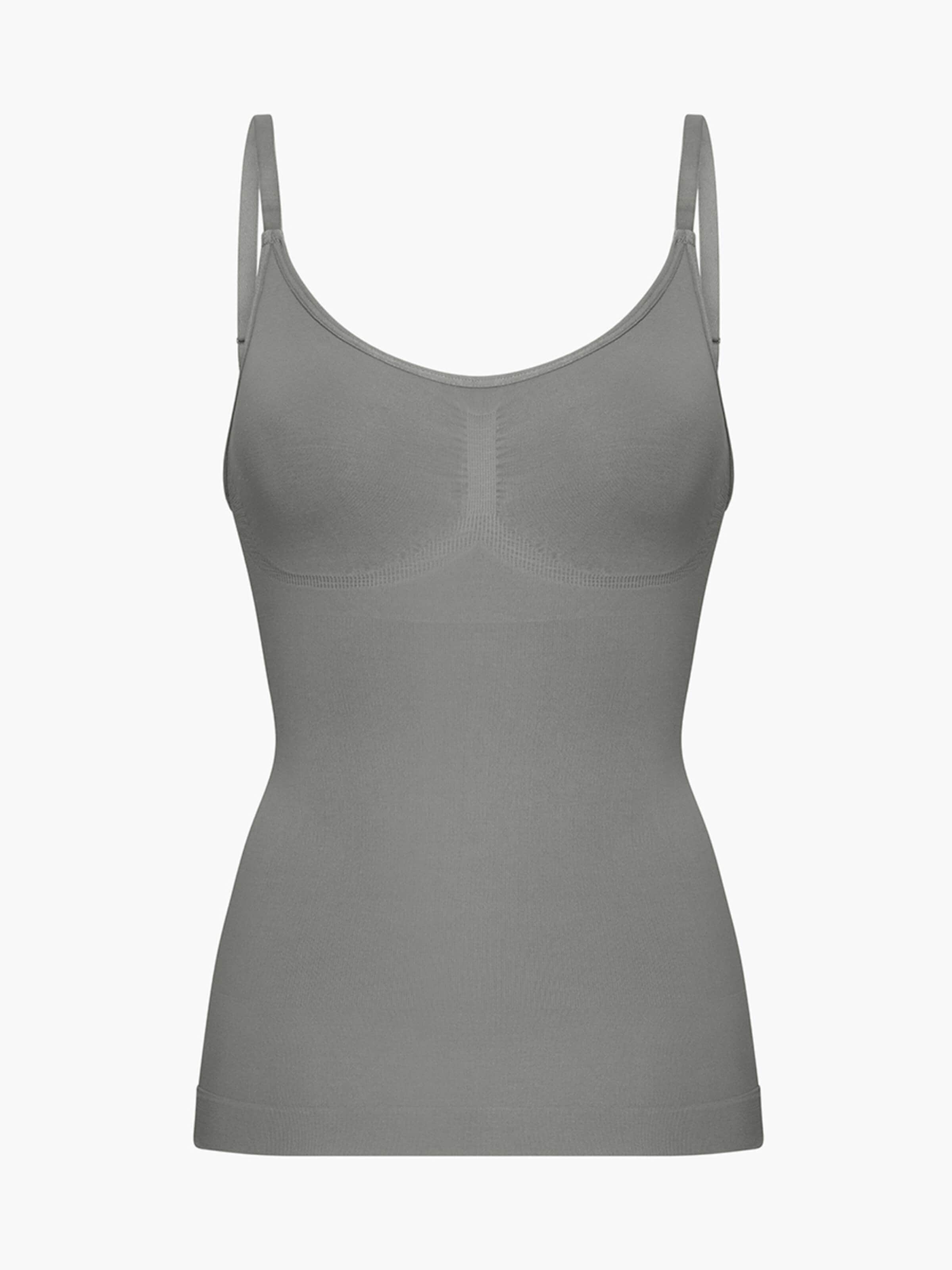 cfab - Top moldeador 'Shaping Cami' en gris: frente
