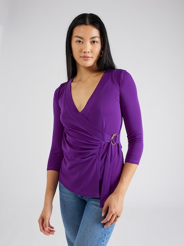 Lauren Ralph Lauren Blouse 'JAINAB' in Lila: voorkant