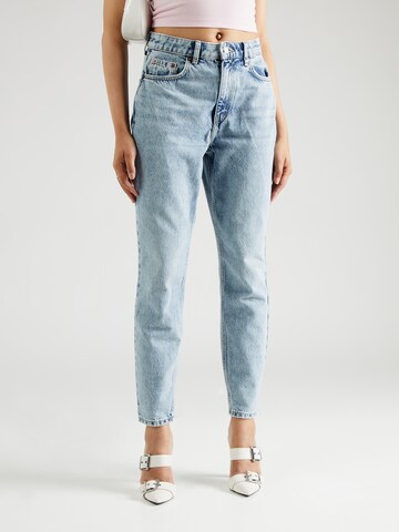 Regular Jeans de la TOPSHOP pe albastru: față