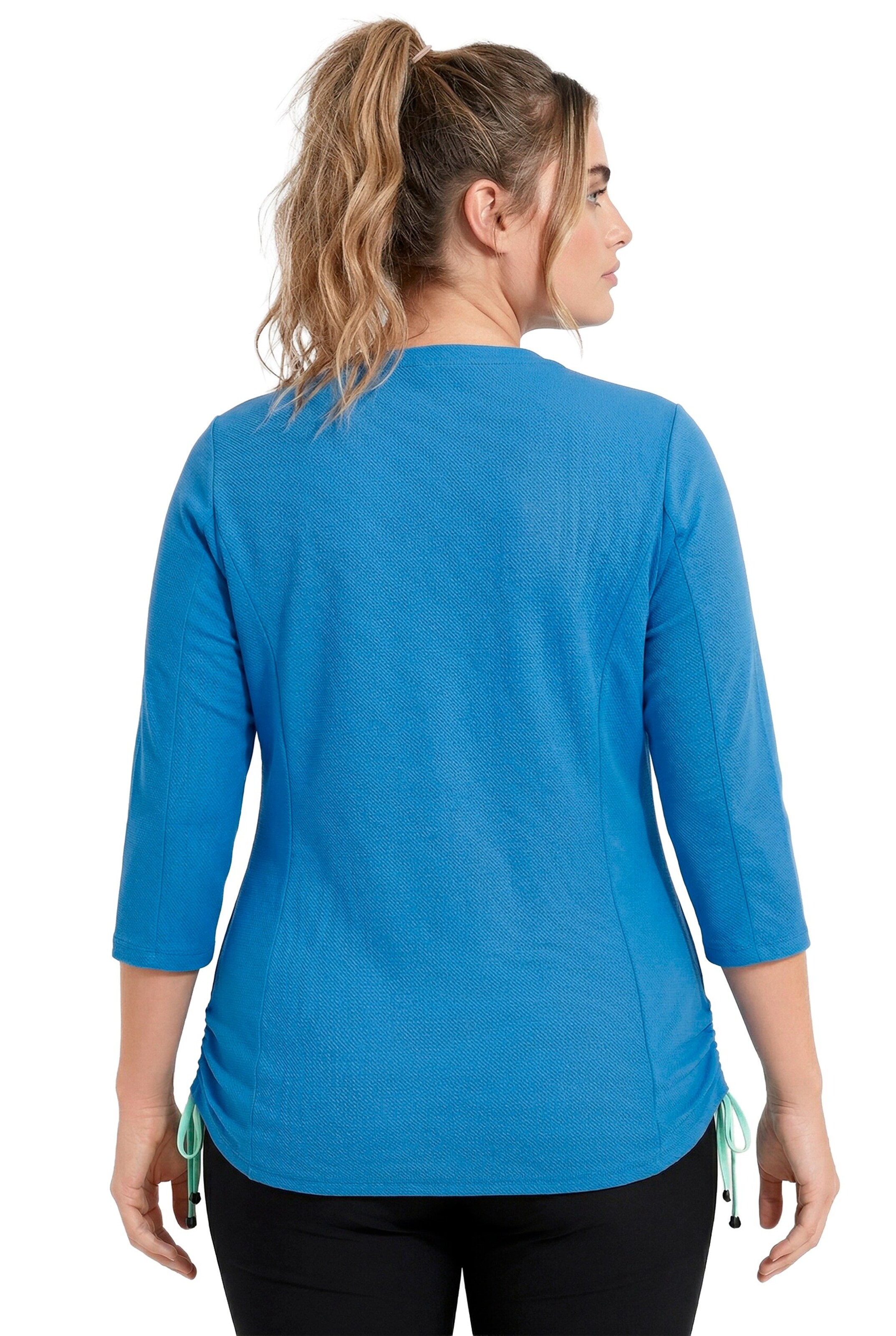 Ulla Popken Performance Shirt in Blue