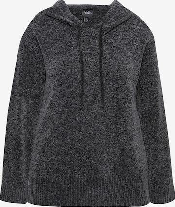 Pull-over Ulla Popken en gris : devant