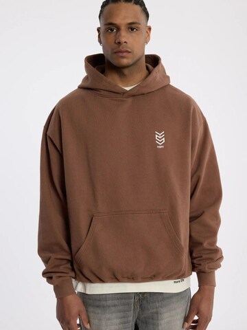 YSPT Studio Sweatshirt 'DUSTY MOCHA' in Brown: front