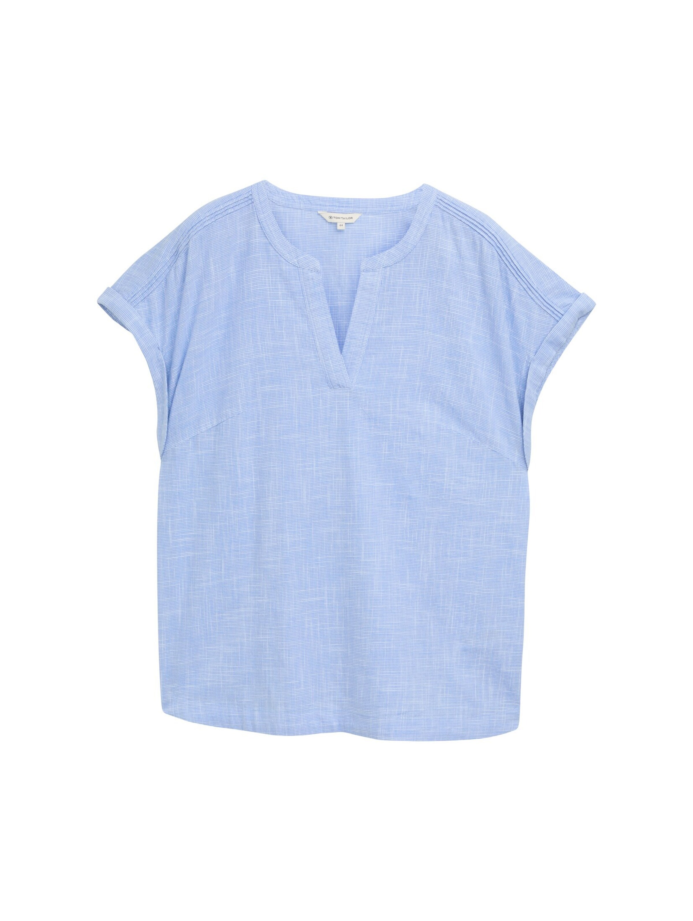 Camicia da donna di Tom Tailor Women + in blu: frontale
