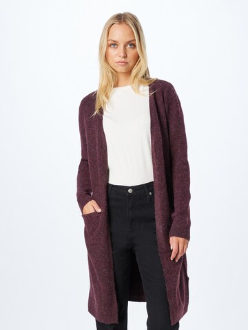 Cardigan 'Doffy' VERO MODA en rouge : devant