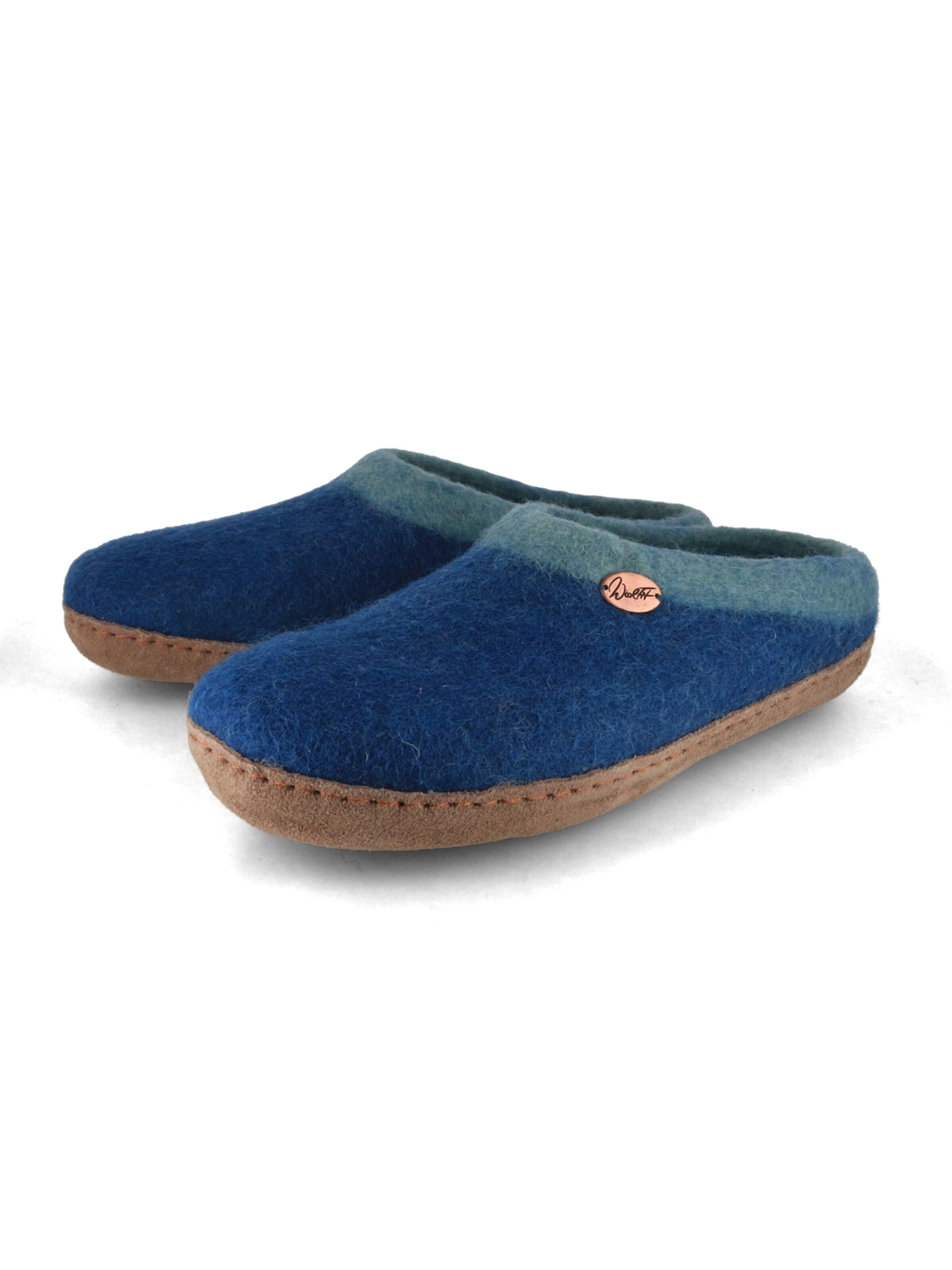 WoolFit Hausschuh 'Sherpa'‌‌‌‌‌ in Blau