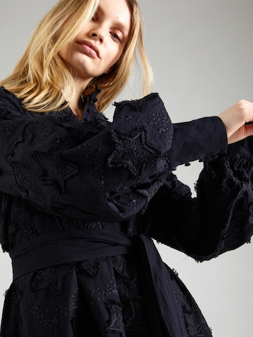 BRUUNS BAZAAR Košilové šaty 'Chanella' – černá
