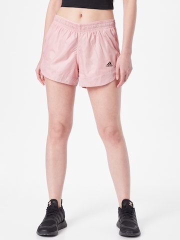 ADIDAS PERFORMANCESportske hlače 'Run Fast' - roza boja: prednji dio