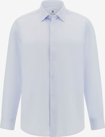 Camicia di Boggi Milano in blu: frontale