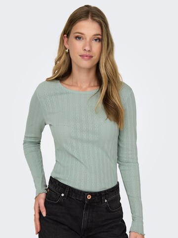 ONLY - Camiseta en verde: frente