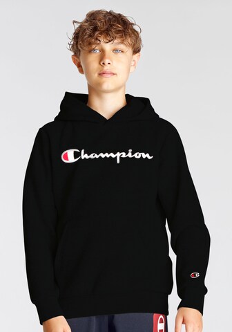 Champion Authentic Athletic Apparel Sweatshirt in Schwarz: Vorderseite