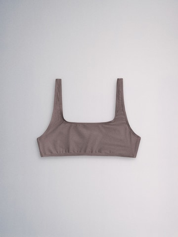 Bustier Hauts de bikini The Set en gris