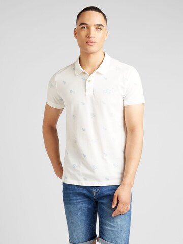 BLEND Poloshirt in Weiß: predná strana