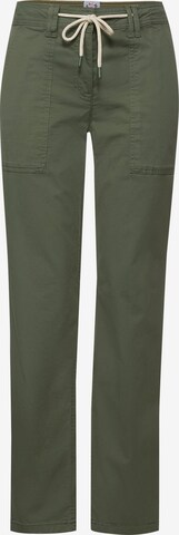 CECIL Regular Pants in Green: front
