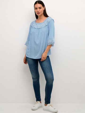 Cream Bluse 'Bea' in Blau