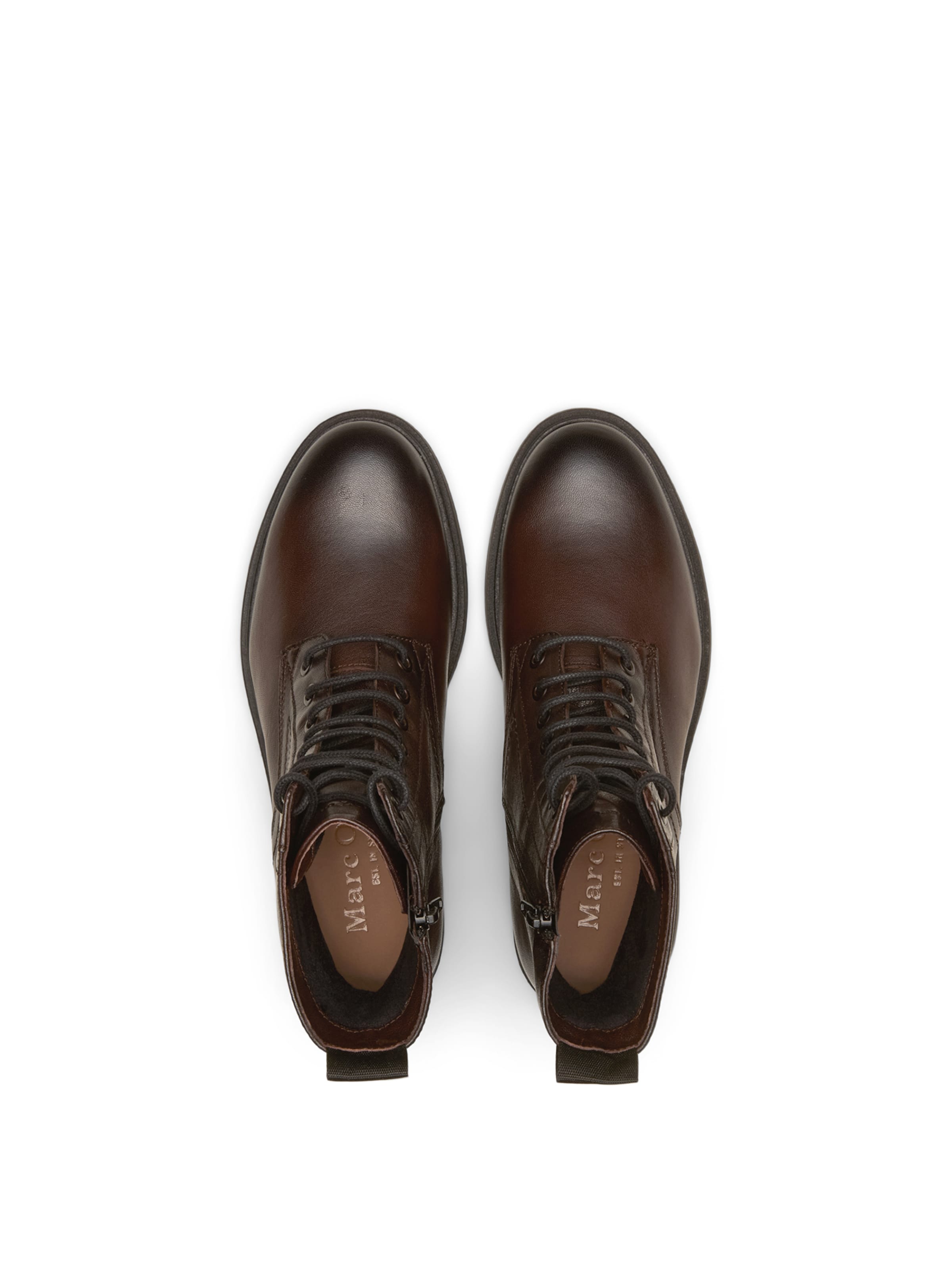 Bottines à lacets Marc O'Polo en marron