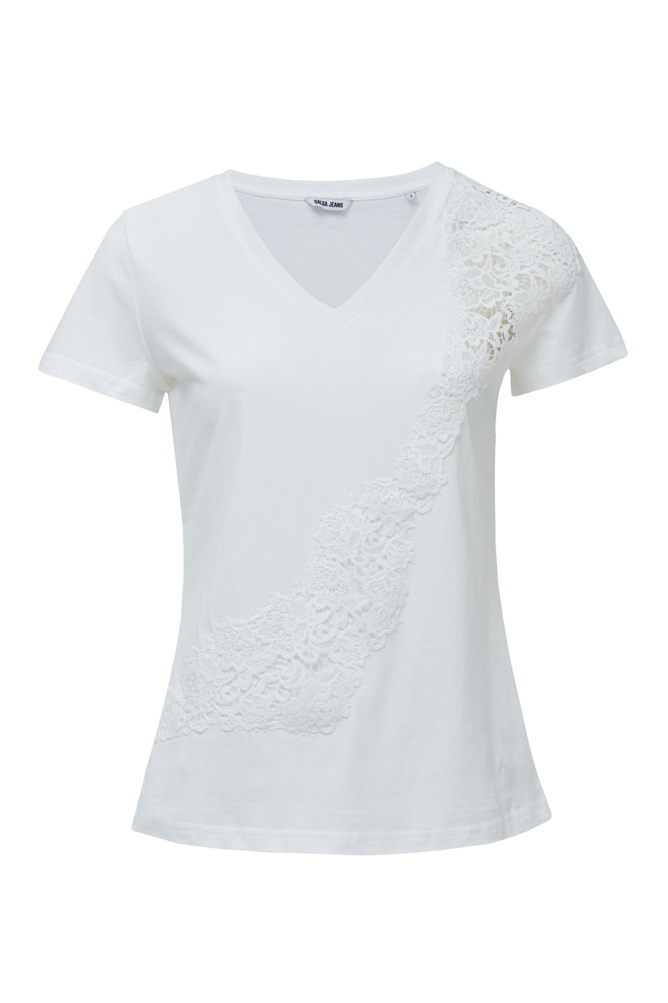 Salsa Jeans T-Shirt in weiß, Produktansicht