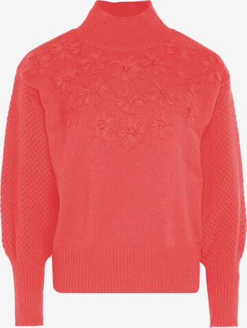 Pull-over MYMO en rouge : devant