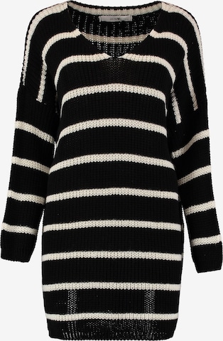 Hailys Knitted dress 'Maya' in Black: front